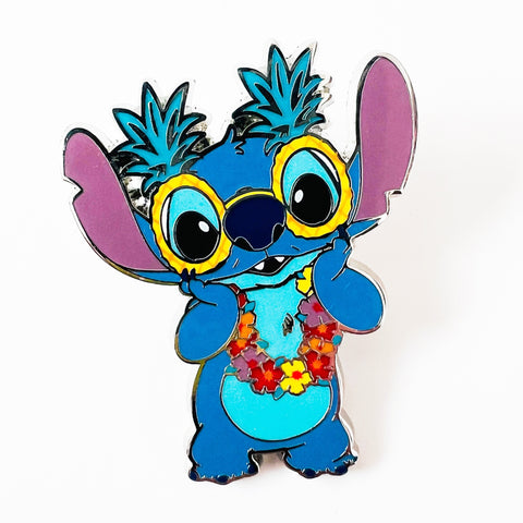 Disney Stitch Silly Stitch Wearing Pineapple Glasses Pin