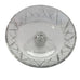 Vintage Val St Lambert Cut Crystal State Pedestal Bowl Compote Wafer Stem Signed