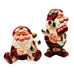Vintage Fitz & Floyd 1990 Old World Christmas Elves Salt & Pepper Shakers Set