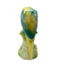 Vintage Czechoslovakia Parrot Perched on a (3) Hole Tree Trunk Vase