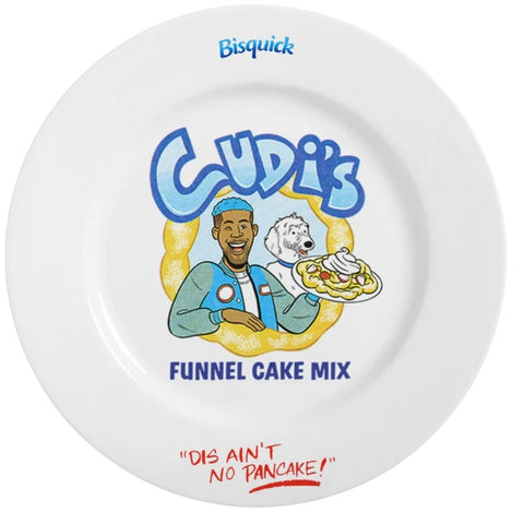 KID CUDI Bisquick Funnel Cake Plate Cake Oven Mitt & Apron