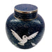 Dove Miniature Cloisonne Cremation Urn