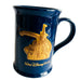 Disney Walt Disney World Ceramic Cinderella Castle Medallion Blue Coffee Mug
