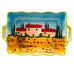 Vintage Italy Hand Painted Landscape Signed Michela Cookware Dish