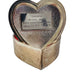 Vintage Snoopy Peanuts Heart Shaped LOVE Trinket Ring Box Silver Plated 1966