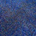 Handmade Royal Blue Beaded Placemats- Set of 2