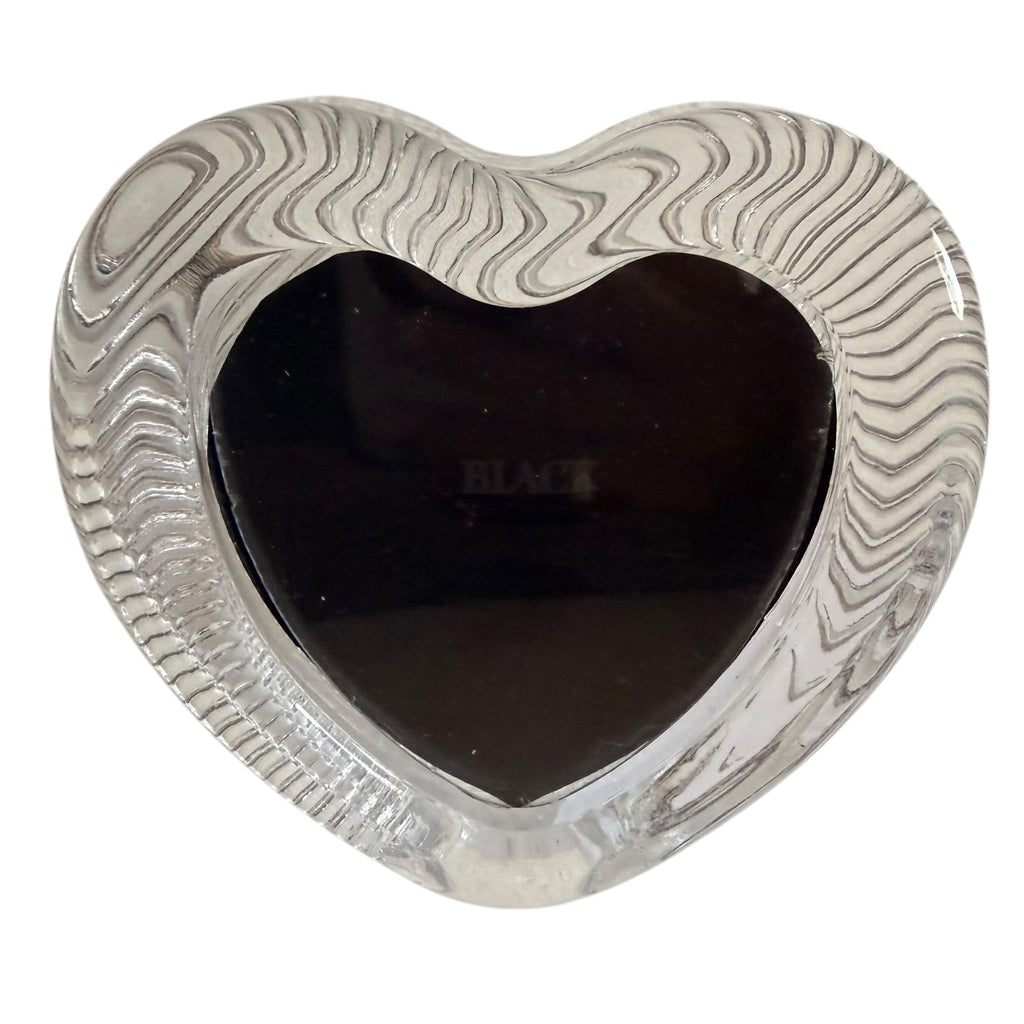 Mikasa Heart Shaped Glass Picture