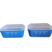 Vintage Pyrex Snowflake Blue Garland 10pc  Lidded Casserole Set