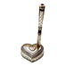 Brighton Silver Plated Heart Love Letters Love Notes Pen & Heart Pen Holder Desk Set