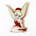 Disney Tinker Bell Christmas Rhinestone Pin