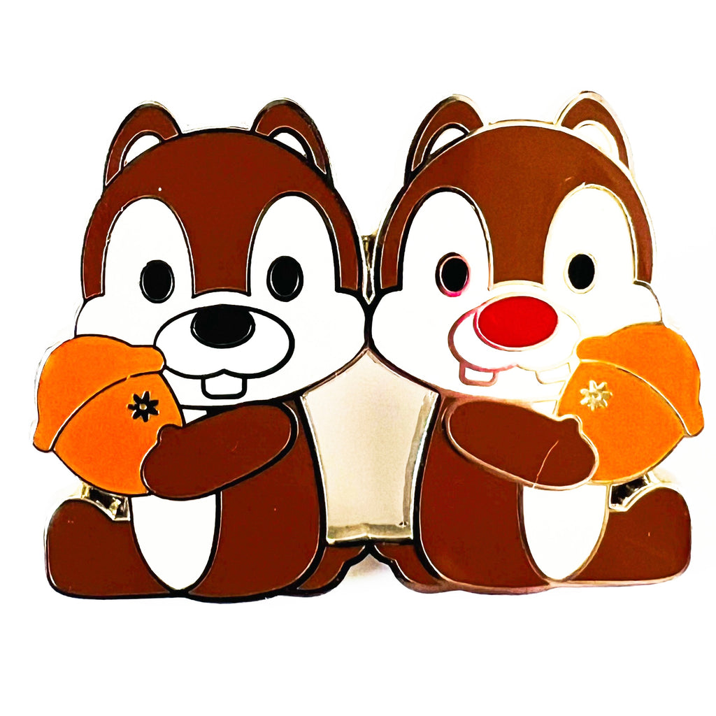 Disney Chip & Dale With Acorns Cute Characters Pin
