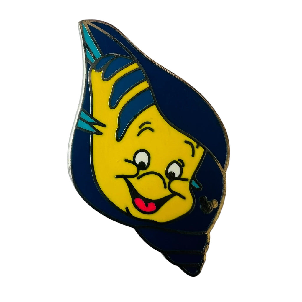Disney DLR Flounder The Little Mermaid 2009 Hidden Mickey Pin