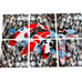 Framed Koi Fish Tile Art Cermamic Panel by Artist Patti Magee