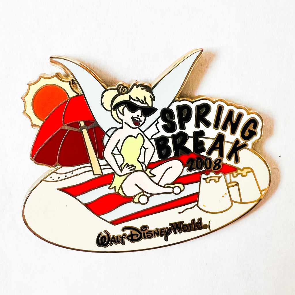 Disney Walt Disney World Spring Break Pin 2008 Tinker Bell Limited Edition 2000 Pin