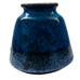 Distressed Terra-cotta Blue Finish Signed JOY Vase