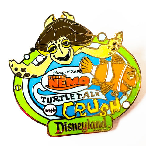 Disney Pixar AAA Disneyland Vacations Turtle Talk Crush Finding Nemo Pin