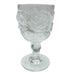 Madonna Inn Wild Rose Clear Glass Goblet Glass