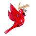 Jim Shore Heartwood Creek: Caring Cardinal In Flight Hanging Ornament