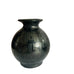 Vintage Artist Signed Blackware Mexico Patterned Pottery Vase