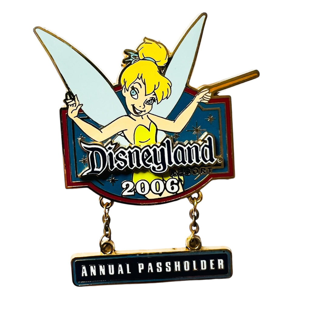 Disneyland Resort DLR Annual Passholder Exclusive Tinker Bell Dangle Pin