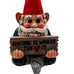 Vintage Gnome Is Where the Heart Is Red Hat Figurine
