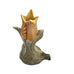 Vintage Hand Painted Yellow Tulip Ceramic Sculpture Candle Holder