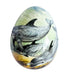 Vintage 1993 Dolphin’s Sea Handmade Porcelain Egg