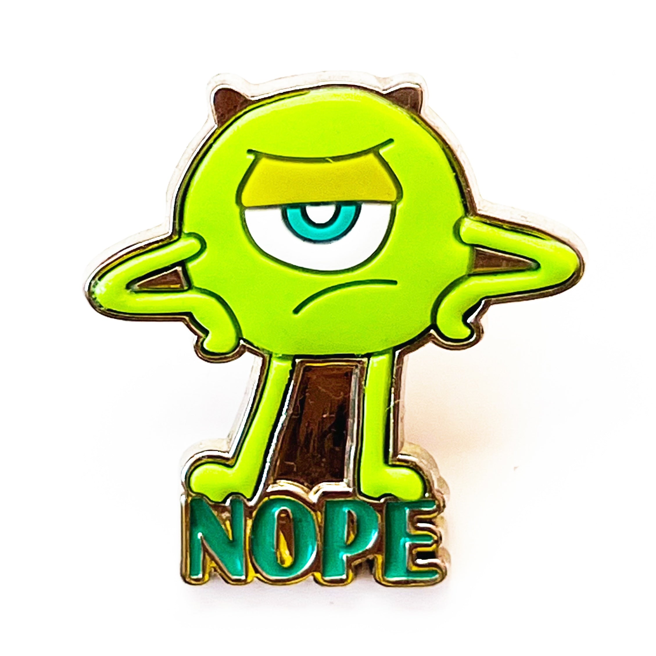 monsters inc mike wazowski meme Disney Nope Meme Mike Wazowski Pixar Monsters Inc. Pin – The Stand Alone