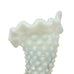 Vintage Fenton Hobnail White Opalescent Glass Epergne Horn
