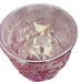 Madonna Inn Original Rose Pink Iridescent Glass Wine Goblet