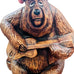 Vintage Disney Productions Big Al Country Bear Jamboree Brown Ceramic Coin Bank