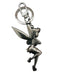 Disney Tinker Bell Arms Crossed Flying Pewter Keychain