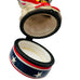 Vintage 1997 Patriotic Eagle Figurine with American Flag Trinket Box