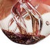 Vintage Swirl Glitter Glass Paperweight