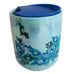 Starbucks Christmas Holiday Iridescent Peacock Ceramic Cup with Lid