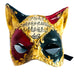 Venetian Handmade Paper Mache Mardi Gras Cat Masquerade Mask