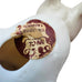 Vint Miniature Bone China English BullDog Figurine Let of 3 Made in Taiwan