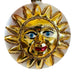 Vintage Sunburst Face Double Sided Sun Mercury Glass Christmas Ornament