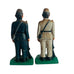 Vintage Cast Iron Hand Painted Military War Soldiers Door Stopper