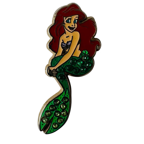 Disney Princess Ariel The Little Mermaid Jeweled Tail Pin