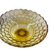 Vintage Federal Glass Yorktown Yellow Gold Colonial Mid-century Pedestal Bowl