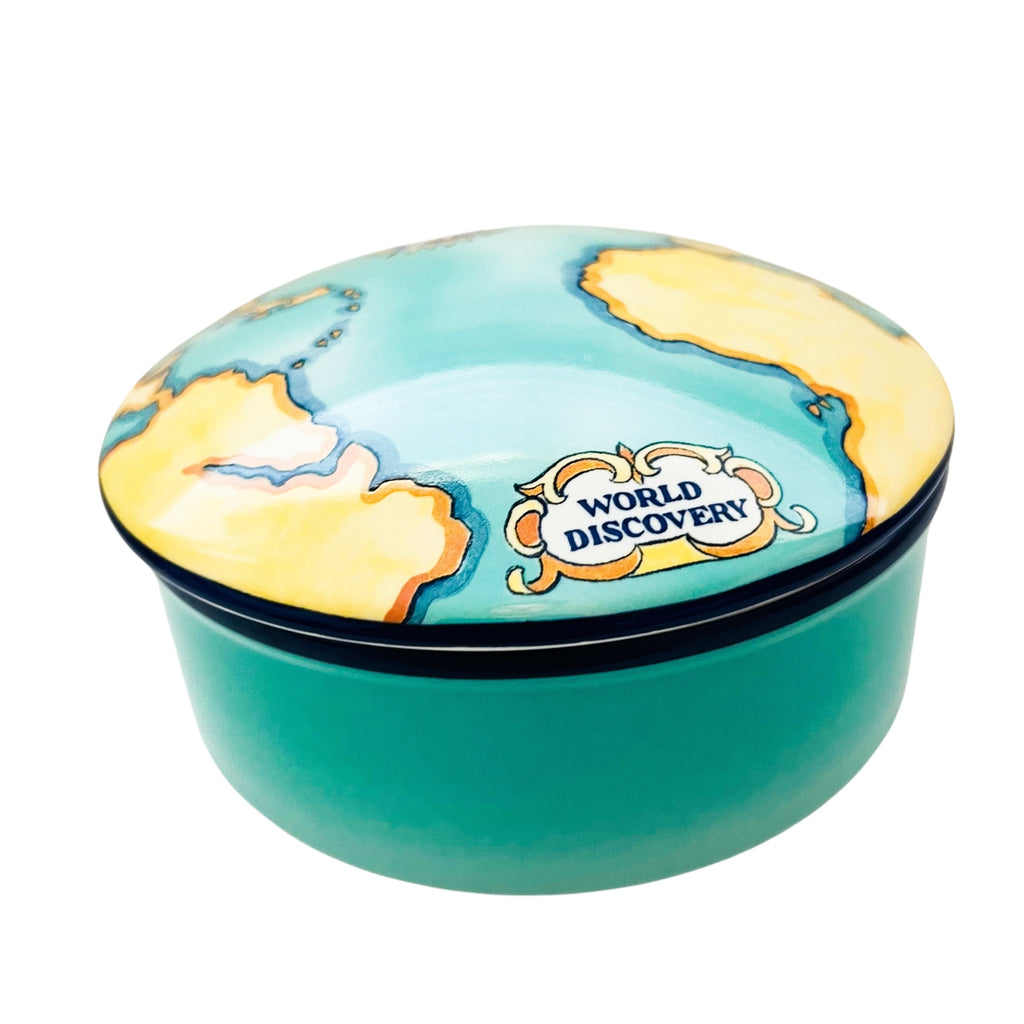 Tauck World Tiffany Porcelain Box Vintage Tiffany Designed For