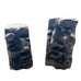 Vintage 1994 Eduardo Straugh Cast Stone Face Bookends -A Pair