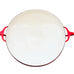Vintage Dansk Kobenstyle Enamel Paella Pan 13 1/8” Red JHQ Made In Denmark