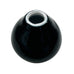 Vintage MCM Modern Black Miniature Bud Vase