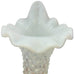 Vintage Fenton Hobnail White Opalescent Glass Epergne Horn