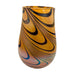 Vintage Teleflora Pulled Feather Iridescent Art Glass Vase