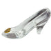 Cinderella Clear Glass Rhinestone Gold Heart Fairy Tale Princess Slipper