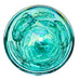 Madonna Inn Wild Rose Teal Iridescent Goblet Drinking Glass