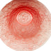 Vintage MCM Glen Lukens Rose Tourmaline Art Glass Centerpiece Signed Bowl